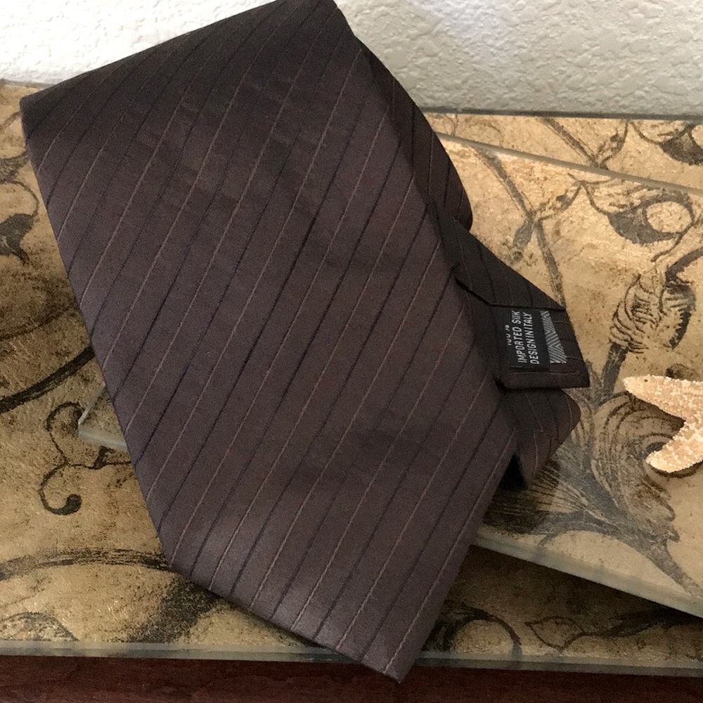 PIACCI UOMO ITALY Bronze Silk Tie